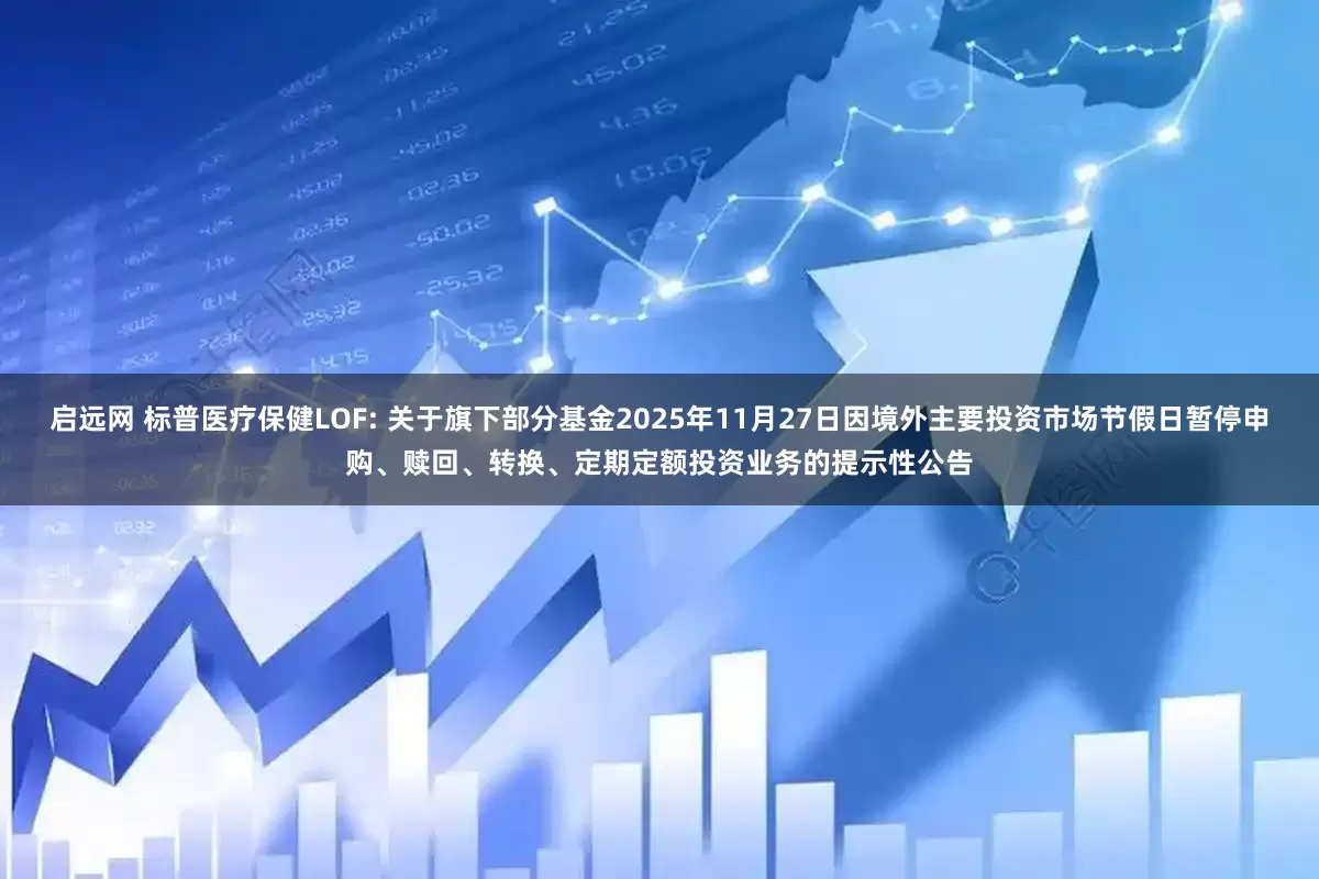 启远网 标普医疗保健LOF: 关于旗下部分基金2025年11月27日因境外主要投资市场节假日暂停申购、赎回、转换、定期定额投资业务的提示性公告